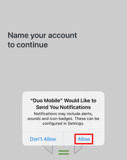 prompt box to allow for notifications option